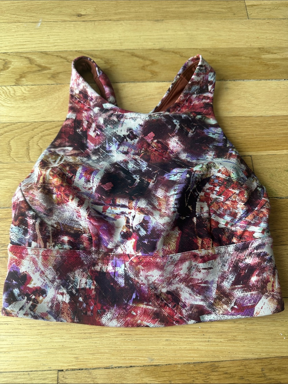 Lululemon Abstract Print sport bra